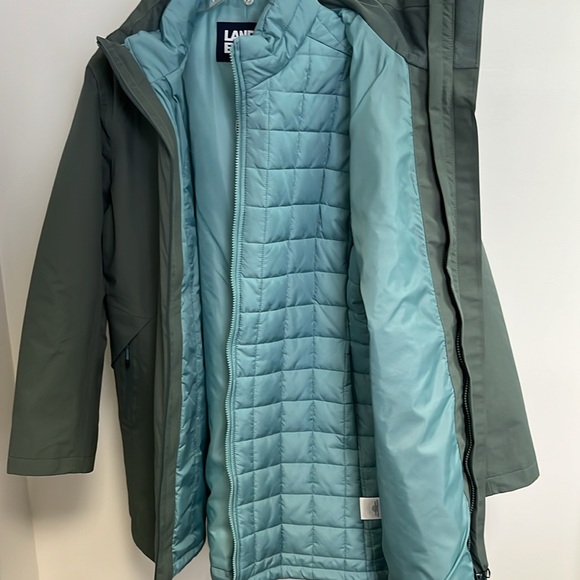 Lands End 3 in 1 jacket.Waterproof outer layer w/ removable puffer. NWT. Pet. XL - Picture 5 of 12